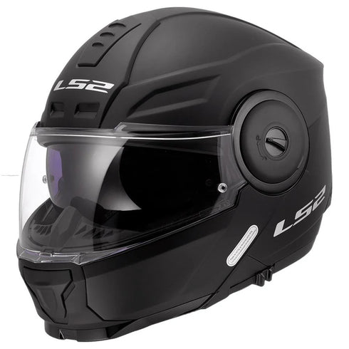 CASCO ABATIBLE LS2 SCOPE II SOLID NEGRO